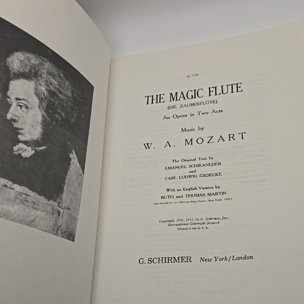 The Magic Flute Opera Score Edition - Picture 3 of 5